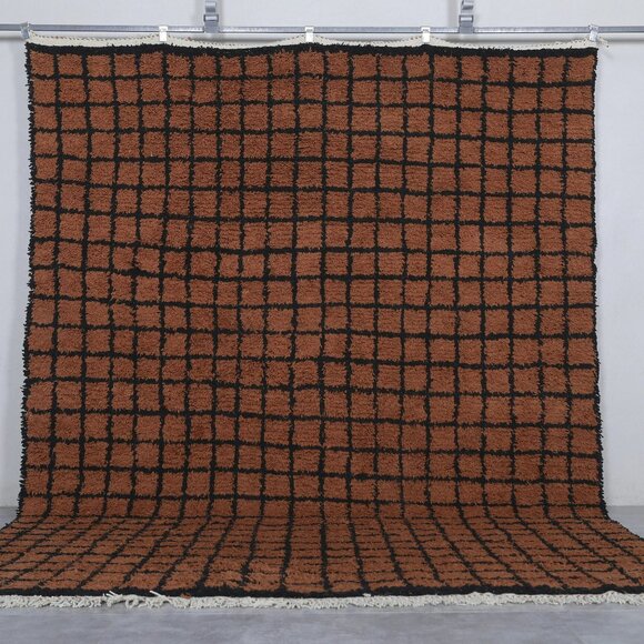 Marrakech Midnight Authentic handwoven Rug - 10ftx8ft - BAHIJA WORKSHOP - Picture 1 of 6